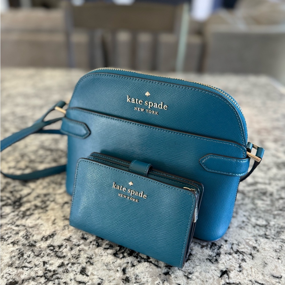 Kate Spade Staci Dome Saffiano leather